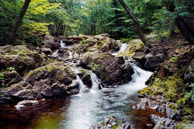 overlooked falls upper peninsula michigan