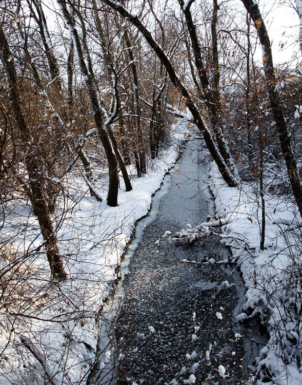 winter small creek wisconsin