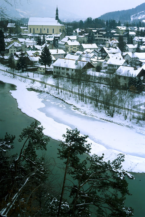 winter scene alps germany