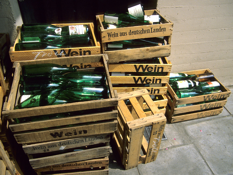 wine bottles germany