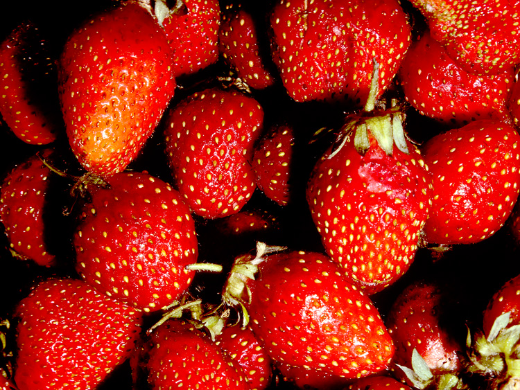 strawberries close-up